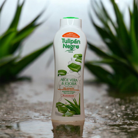 tulipan-negro-gel-douche-aloe-vera-jojoba-dos-650ml-apaisant-hydratant