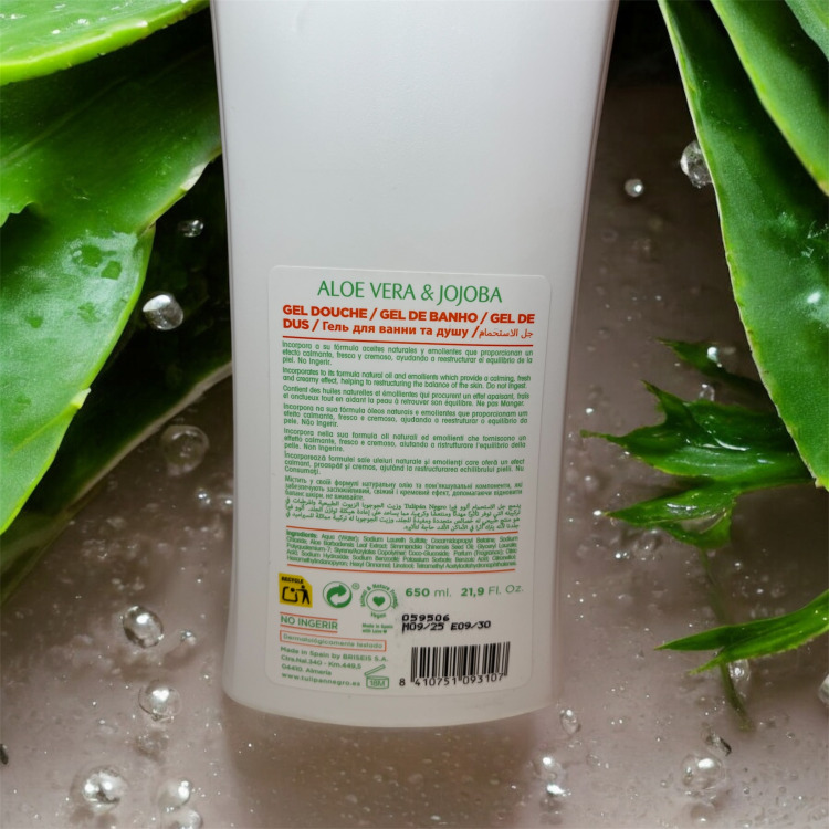 tulipan-negro-gel-douche-aloe-vera-jojoba-650ml-soin-naturel-peaux-seches