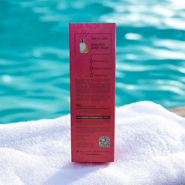 🧴 KERATIN BODY WASH – DDONNA